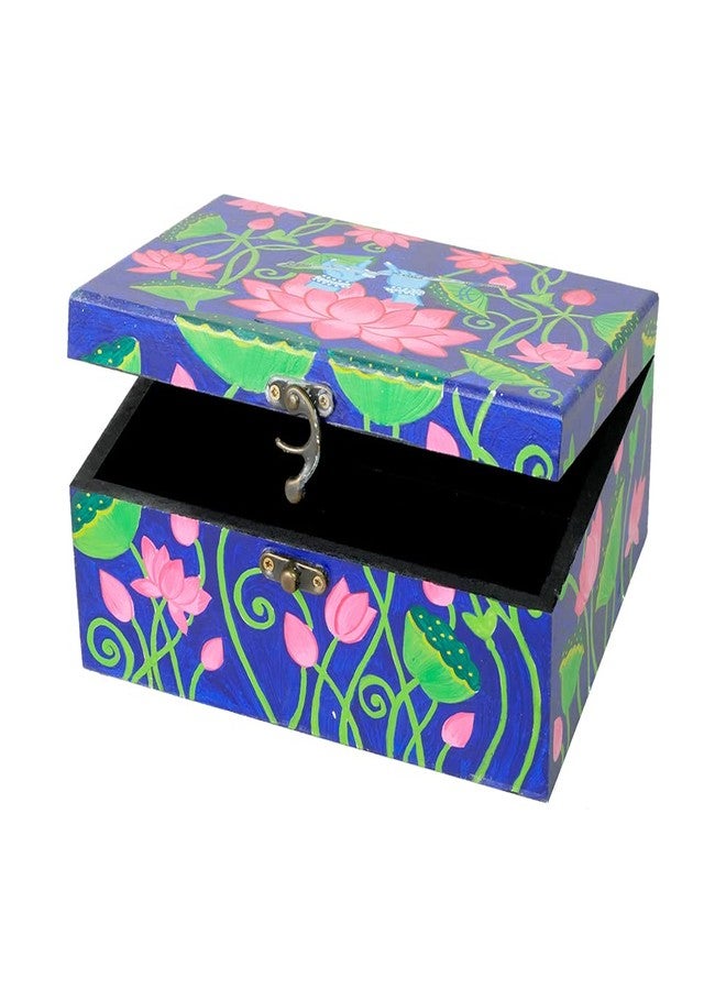 Penkraft Exquisite Jewellery Box hand-painted with an original Pichwai Painting design! - Image 5