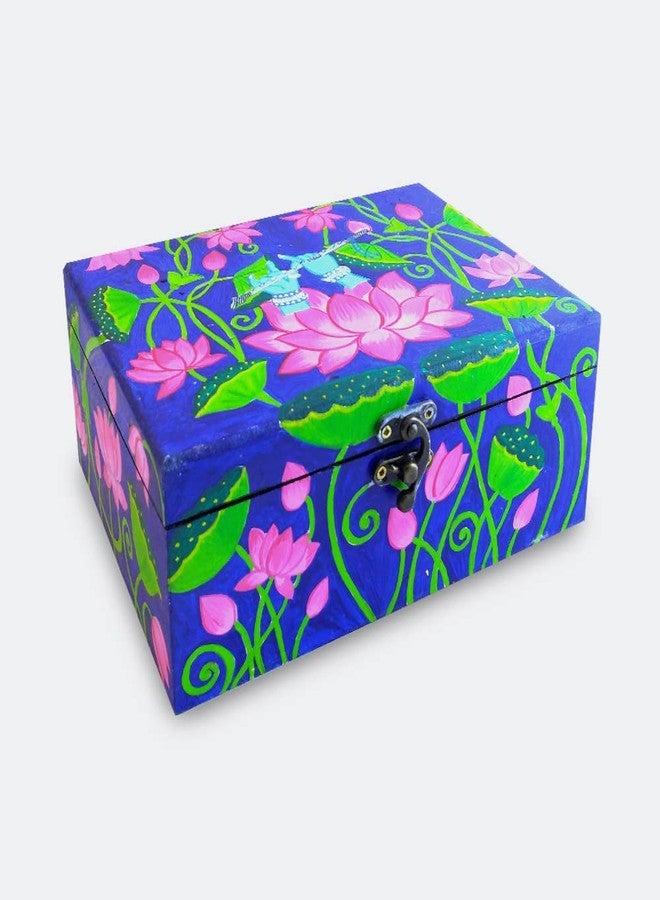 Penkraft Exquisite Jewellery Box hand-painted with an original Pichwai Painting design! - Image 2