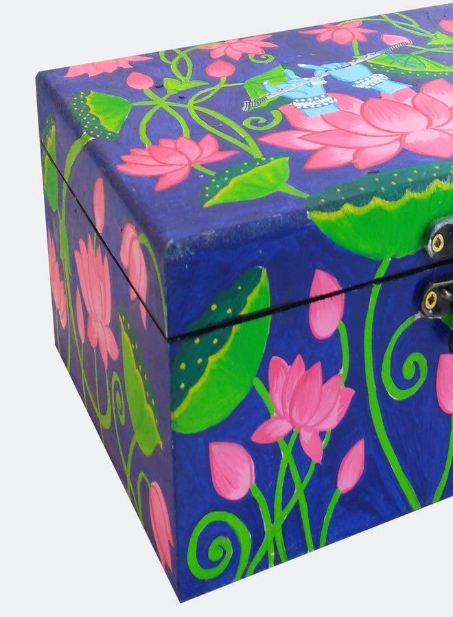 Penkraft Exquisite Jewellery Box hand-painted with an original Pichwai Painting design! - Image 3