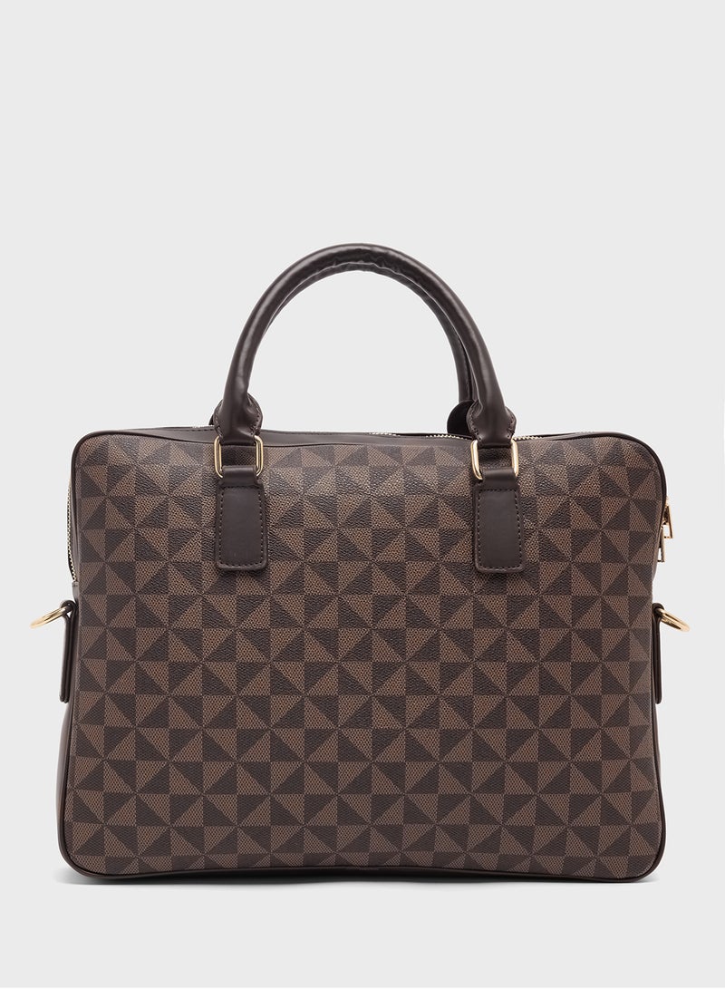 Robert Wood Premium Webbing Detail Laptop Bag  - Image 2