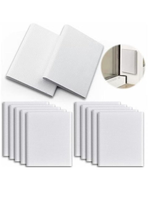 Door Corner Seals Exterior Door Jamb Frame Seal Wedge Draft Stopper with Adhesive 10 Pack for Weather Stripping and Draft Protection Foam Corner Seal, Isolation of Noise