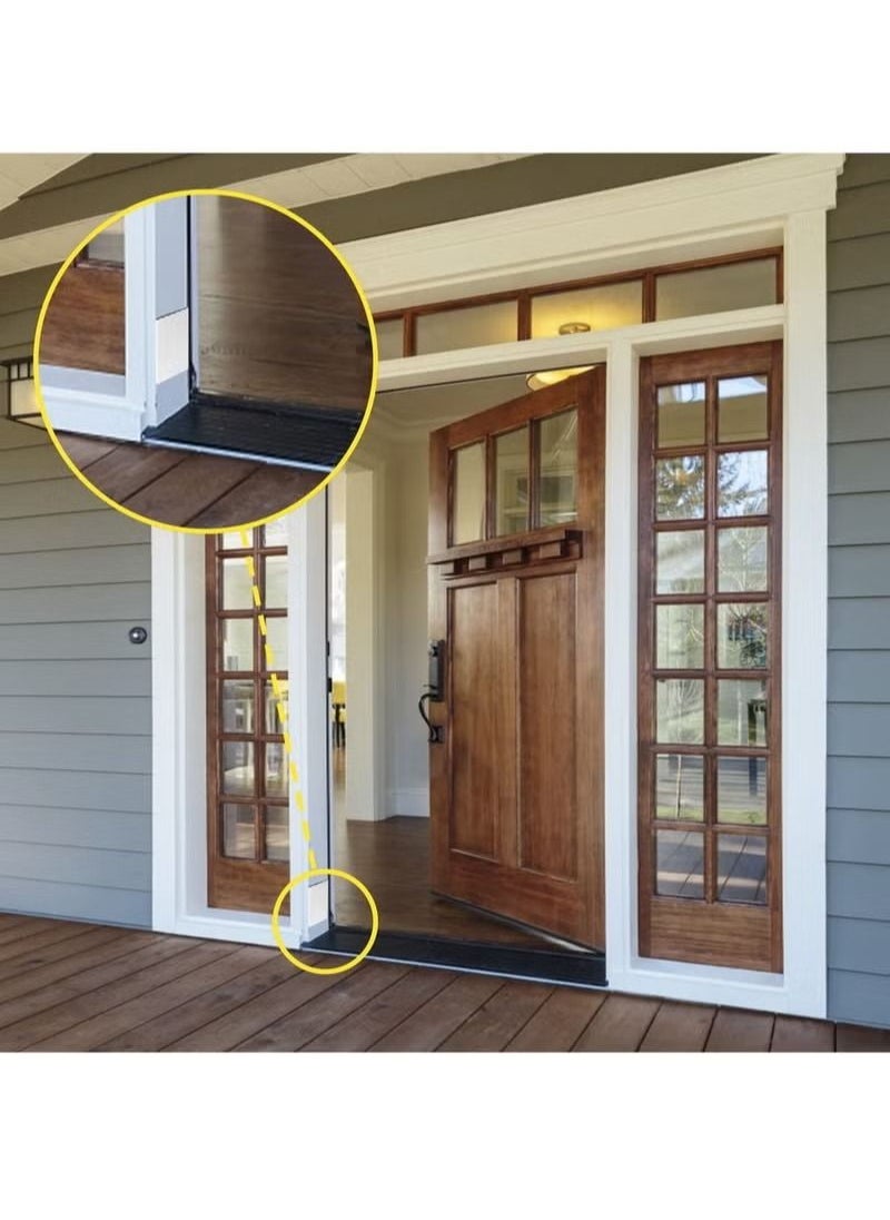 Generic - Door Corner Seals Exterior Door Jamb Frame Seal Wedge Draft Stopper with Adhesive 10 Pack for Weather Stripping and Draft Protection Foam Corner Seal, Isolation of Noise - Image 1