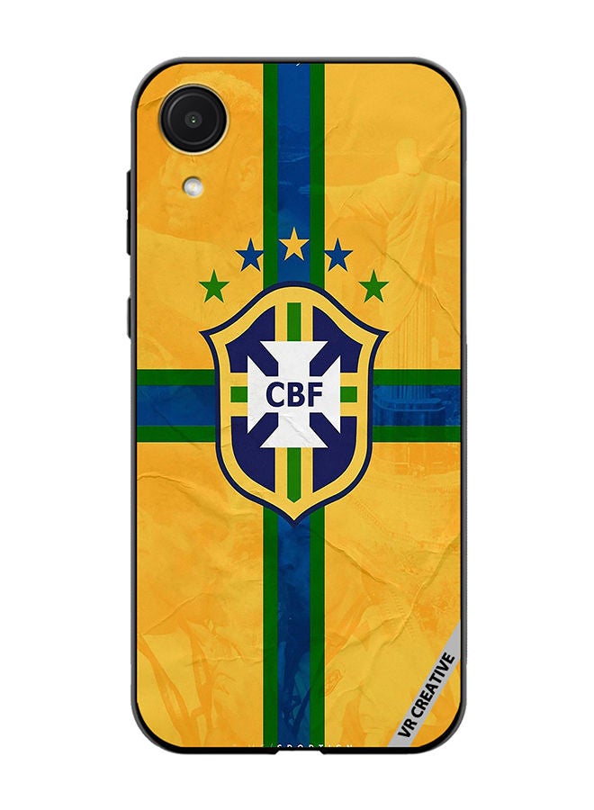 VR CREATIVE Protective Case Cover For Samsung Galaxy A03 Core Cbf Brazil Design Multicolour - Image 1