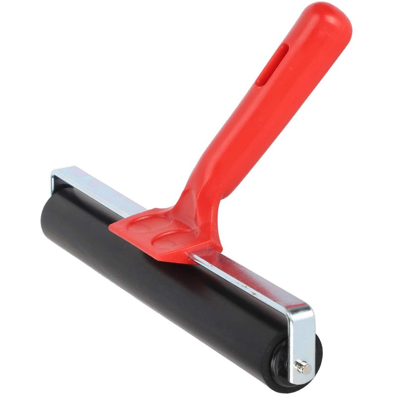 Zerodis Painting Roller Rubber Brayer For Printmaking Gluing Smooth Operation Comfortable Handle Ideal For Artists Crafters Rubber Plastic 3 - Image 3