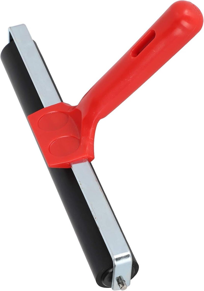 Zerodis Painting Roller Rubber Brayer For Printmaking Gluing Smooth Operation Comfortable Handle Ideal For Artists Crafters Rubber Plastic 3 - Image 1