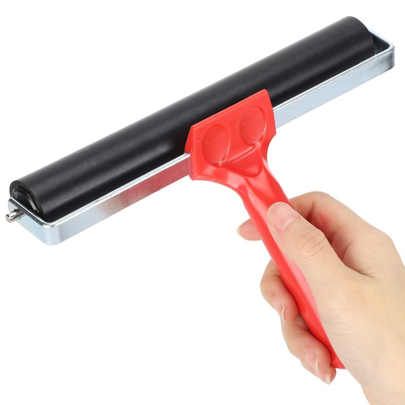 Zerodis Painting Roller Rubber Brayer For Printmaking Gluing Smooth Operation Comfortable Handle Ideal For Artists Crafters Rubber Plastic 3 - Image 5