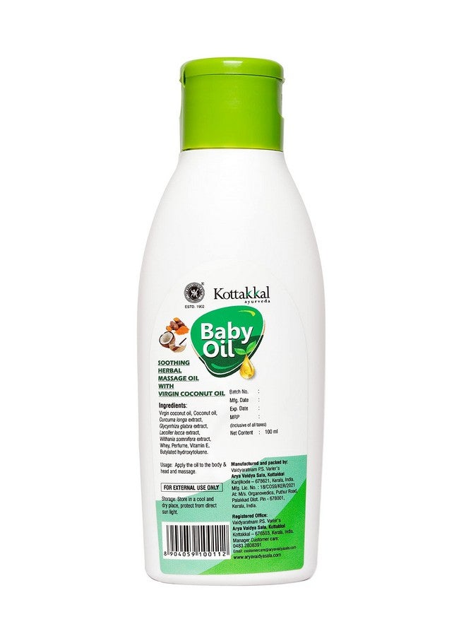 ; Baby Oil (Virgin Coconut Oil) 100Ml (Pack Of 1) ; Of Arya Vaidya Sala Kottakkal