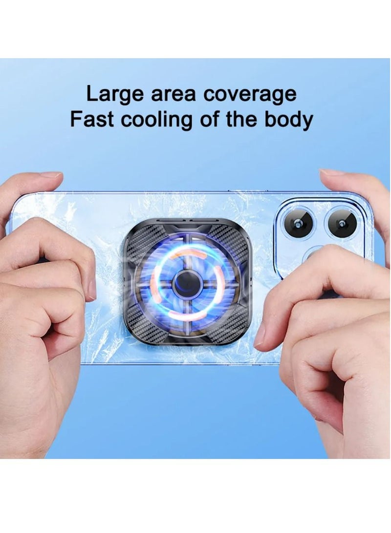 Loquat Phone Magnetic Radiator ABS Game Cooler  Quick Cooling Fan For Iphone - Image 2