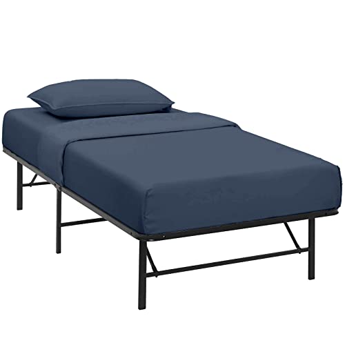 Cottingon Cot Sheet 33 x 75Cot Sheets Set Egyptain Cotton Sheet Set 4 PCs Cot Size Mattress Sheets Fitted for Narrow TwinCamp BunkRv BunkGuest Bedto fit Upto 47 deep Mattress Navy Blue Solid - Image 1