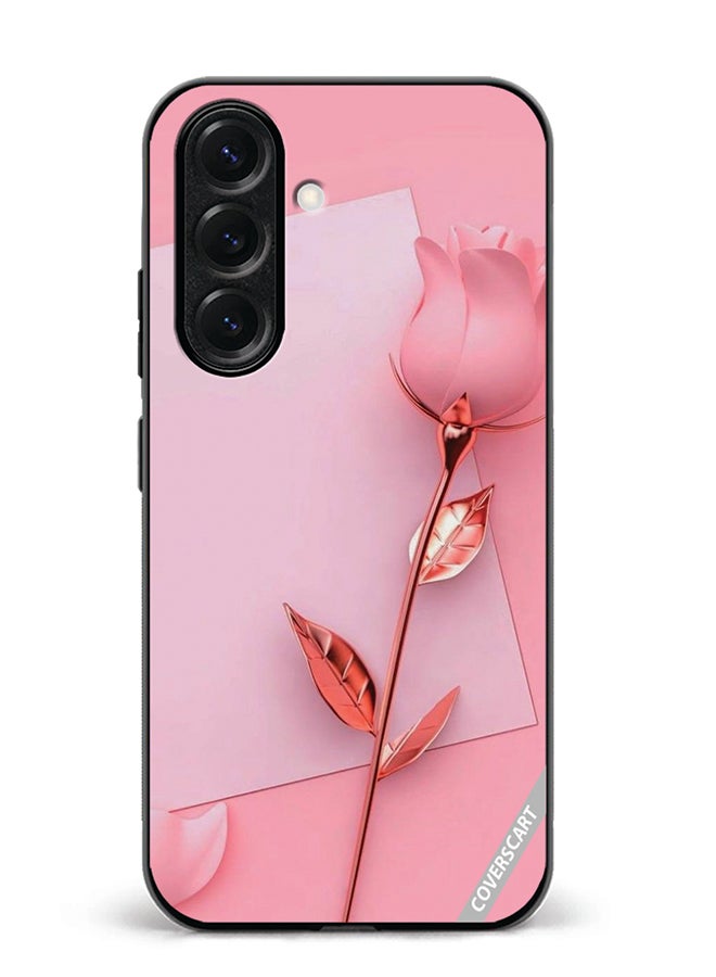 VR CREATIVE Protective Case Cover For Samsung Galaxy A56 Pink Rose Design Multicolour