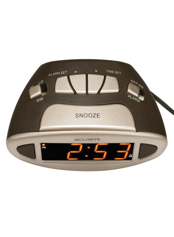 AcuRite 13027A Intelli-Time Digital Alarm Clock,Black - Image 2