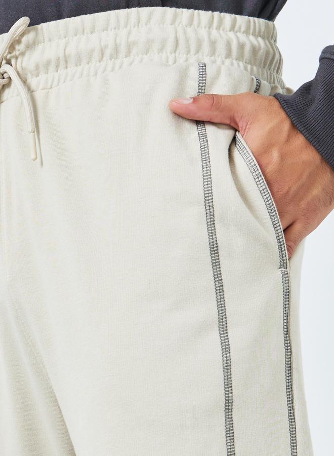Styli Men Oversized Side Panel Print Joggers - Image 4