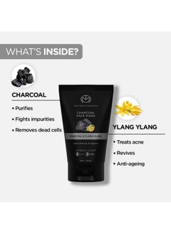 The Man Company De Tan Face Care Kit For Glowing & Moisturised Skin With Charcoal Face Wash, Scrub & Moisturizing Cream - Set Of 3  - Image 3