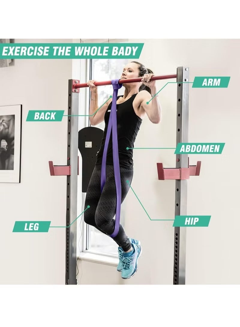 ريد ليف مجموعة أربطة مساعدة على السحب - مجموعة من 4 أربطة مقاومة للتمرين - أربطة تمدد، أربطة حركة، أربطة رفع أثقال لتدريب المقاومة، علاج طبيعي وتمارين منزلية - Image 3