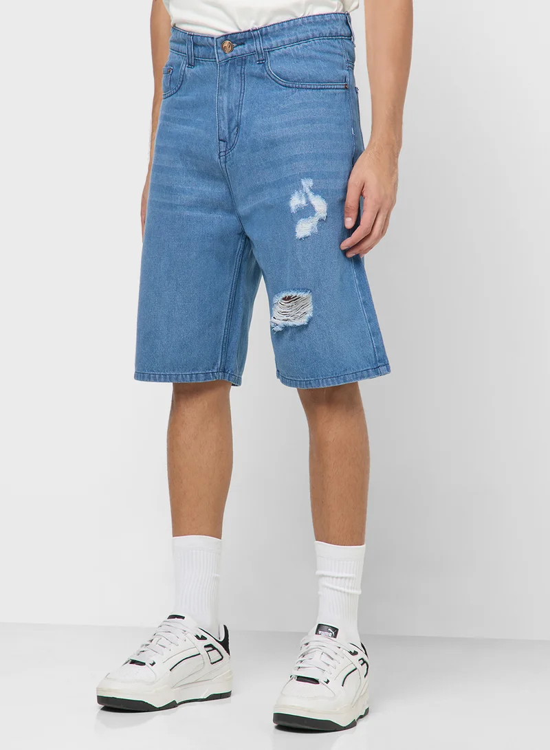 Seventy Five Essential Denim Baggy Shorts