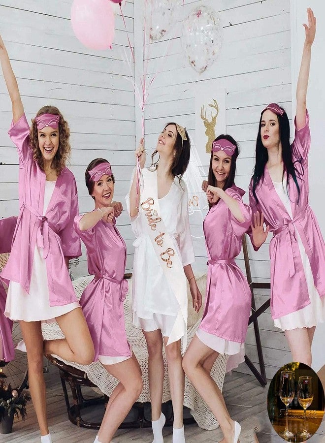 دلفينش وشاح دلفينوس للعروس، وشاح لحفلة توديع العزوبية، زينة لحفلة توديع العزوبية، هدايا وإكسسوارات للحفلات (ذهبي وردي) - Image 5