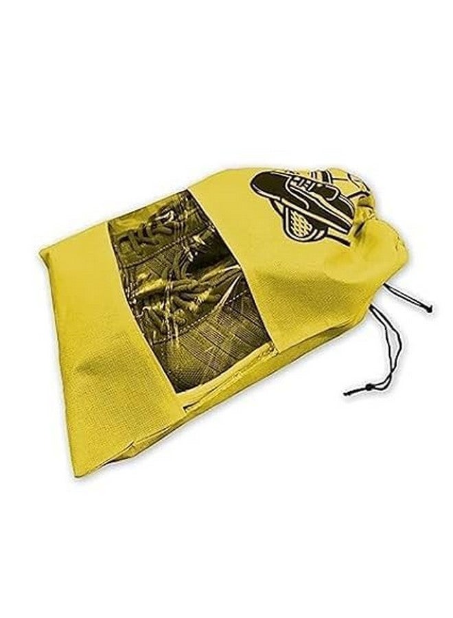 Stylbase Shoe Bag for Travel & Storage Travel Organizer for Women & Men Travel Accessories Shoe Organizer Shoe Bags Pouches Travel Shoe Cover (Shoe Cover Yellow 2) - Image 3