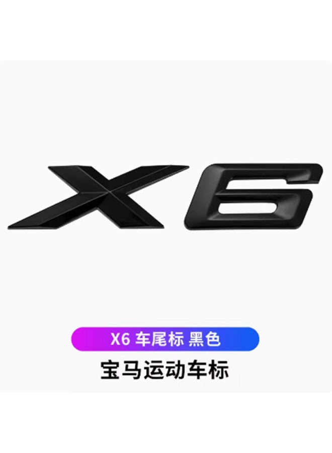 Applicable To Bmw X1x2 Rear Label X3x4x5x6x7gt Alphabet Label Bmw Brilliance Modified Digital Label Rear Label