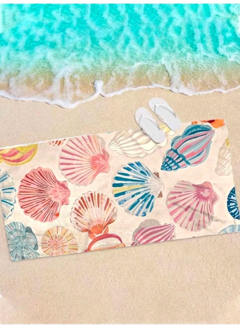 Microfiber Quick Dry Beach Blanket, Towel, Suitable For Swimming,Travel, Camping,Yoga Mat Outings Summer Beach Essentials - Image 4