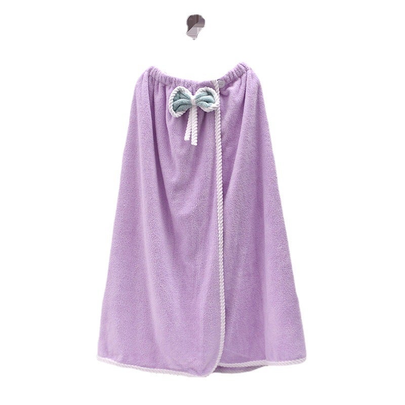 Coral Fleece Bath Towel Wrap, Quick Dry Absorbent, Beach Towel - Image 5