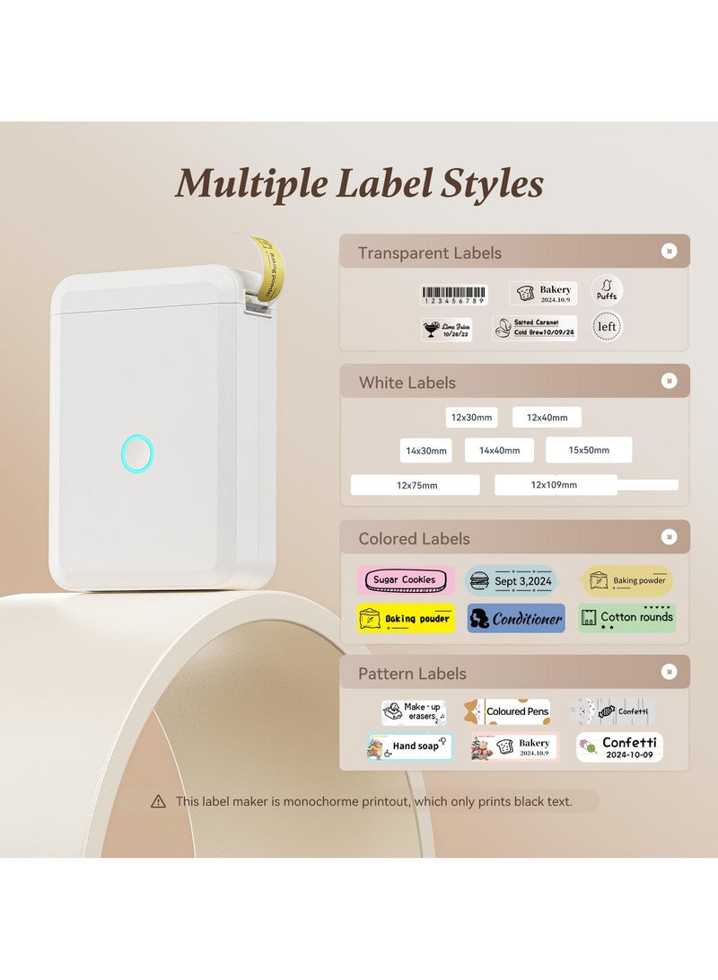 Loquat D110 Paper Sticker Wireless Label Printer Pocket Handheld Printer Thermal Price Label Sticker Marker Home Office USE - Image 4