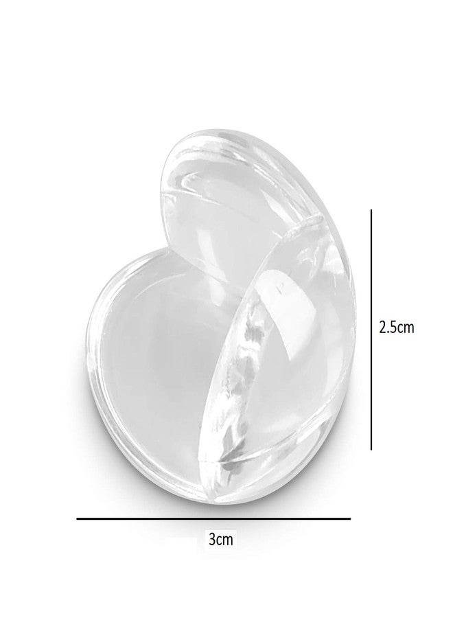 SYGA Set of 4 Transparent Round Baby Safety Corner Gaurd Baby Proofing Corner Protector - Image 2