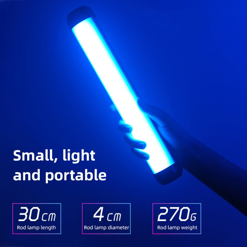 weeylite RGB Photography Light Stick: 30cm 270g Black, 95+ CRI 97+ TLCI Soft Even Lighting - 0-360° RGB 2500K-8500K 29 Scene Effects, Magnetic Dual 1/4 Inch Screw Holes for Photography Video Selfie Handheld Us - Image 2