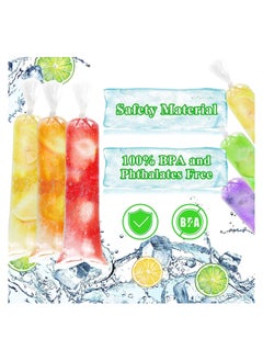Y&D 200 Pieces Kids Ice Lolly Bags Disposable Cream with Silicone Foldable Funnel, Mold DIY Pouch for Making Cream, Candy, Yogurt, Freeze Pops(2 x 8 inch)  - Image 5