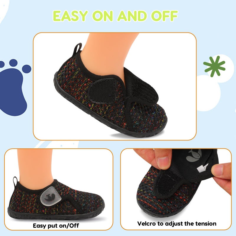 FEETCITY Baby Sneakers Boys Girls Slip On Shoe Infant First Walking Shoes Baby Barefoot Shoes - Image 3