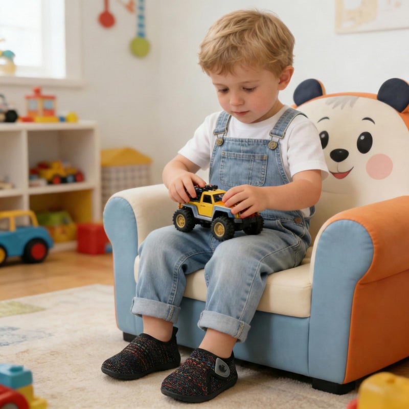FEETCITY Baby Sneakers Boys Girls Slip On Shoe Infant First Walking Shoes Baby Barefoot Shoes - Image 2