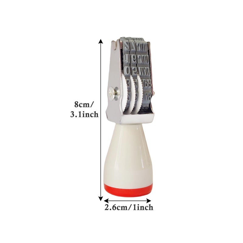 Aunewrick Egg Date Stamper, 4mm Rubber Stamp for Farm Fresh Eggs, Duck, Turkey, Goose Quail Eggs - Image 5