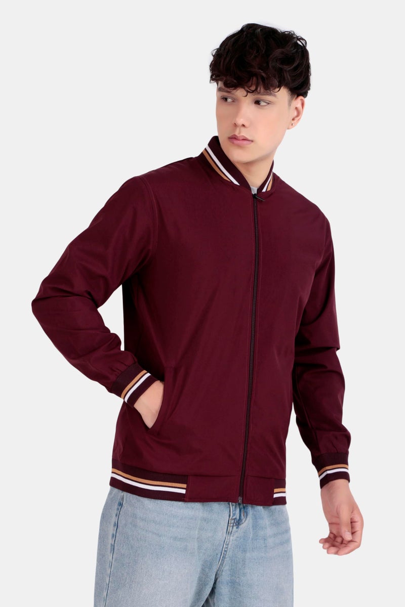 Celary Men's Bomber Jacket | Lightweight Casual Zip-Up Jacket | Stylish Slim Fit Outerwear for All Seasons - Image 5