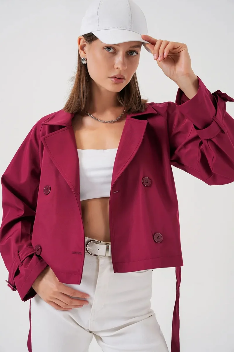 بيغ دارت BDART Short Belted Trench Coat