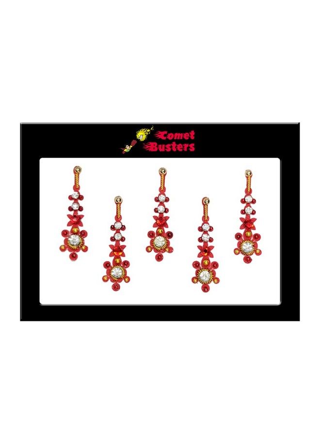 Comet Busters Long Traditional Red Bindi For Women (Bin028) - Image 4