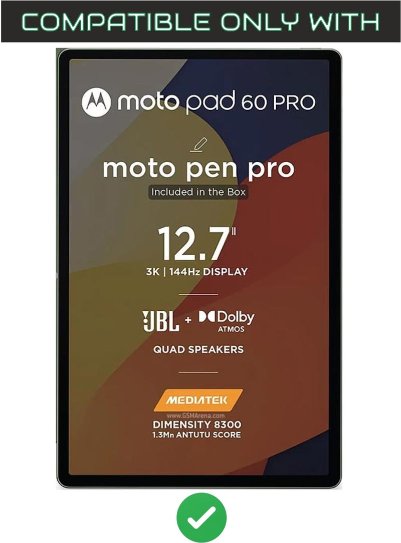 TELTREK Screenguard Compatible With Moto Pad 60 Pro Tab (12.7" Inch Tablet) Flexible PET Screen Guard Not a Tempered Glass Screen Protector - Image 2