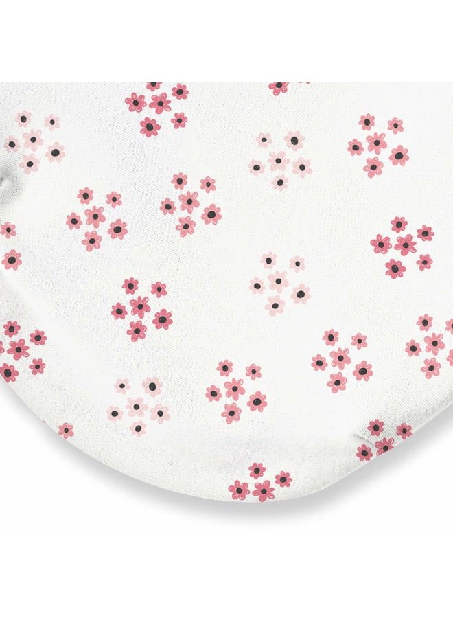 SwaddleMe Original Swaddle – Size Small/Medium, 0-3 Months, 5-Pack (Pretty Poppy) - Image 3