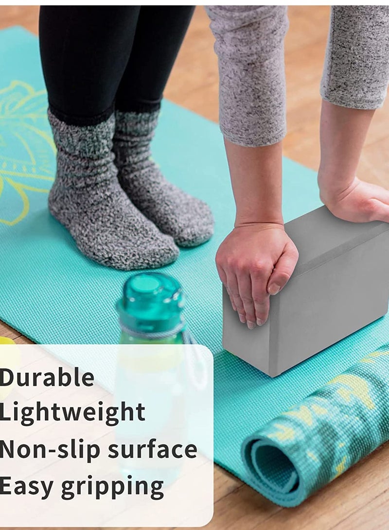 ISHWAZ Premium High Density EVA Foam Yoga Block For Yoga, Pilates, Meditation, Fitness Exercise, Aid Balance, Support and Deepen Poses, Beveled Edges and Non-Slip Makes It Extra Comfortable  - Image 4
