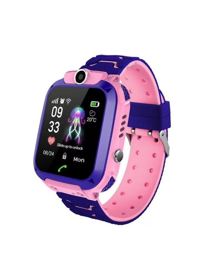 Nabi Children's IP65 Waterproof Smart Watch with SOS, Camera, Call, Music, 7 Games Puzzle, Alarm Clock, Compatible with iOS and Android for Girls and Boys(Pink) - Image 1