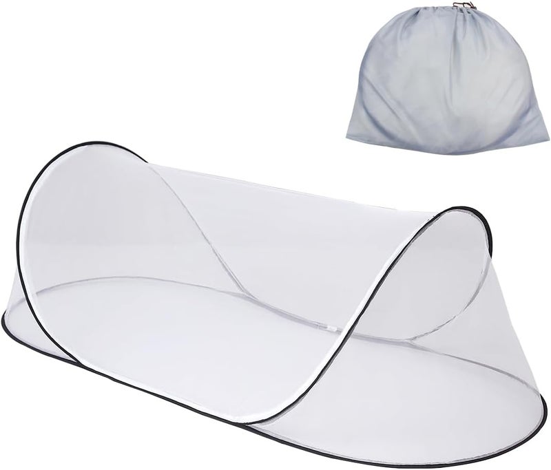 Akiky Large Pop up Mosquito Tent Portable Mosquito Net for Bed Camping Travel Outdoor 1PC Foldable Netting Mesh Tent Canopy for Adults Baby Bedroom - Image 1