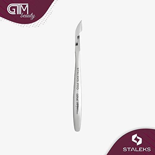 Staleks EXPERT 11 Cuticle Nippers 11 mm – Elongated Ergonomic Handles – Straight Blades with Protrusion for Efficient Trimming - Image 5