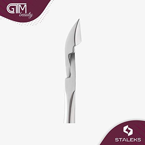 Staleks EXPERT 11 Cuticle Nippers 11 mm – Elongated Ergonomic Handles – Straight Blades with Protrusion for Efficient Trimming - Image 3