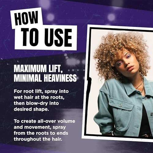 TIGI Catwalk Root Boost Spray Foam - Directional Mousse for All Hair Types - For Lift & Texture - For All Hair Types - Finish on Wet Hair & Blow Dry - Premium Hair Care Products - 8.5 oz (2 Pack) - Image 5