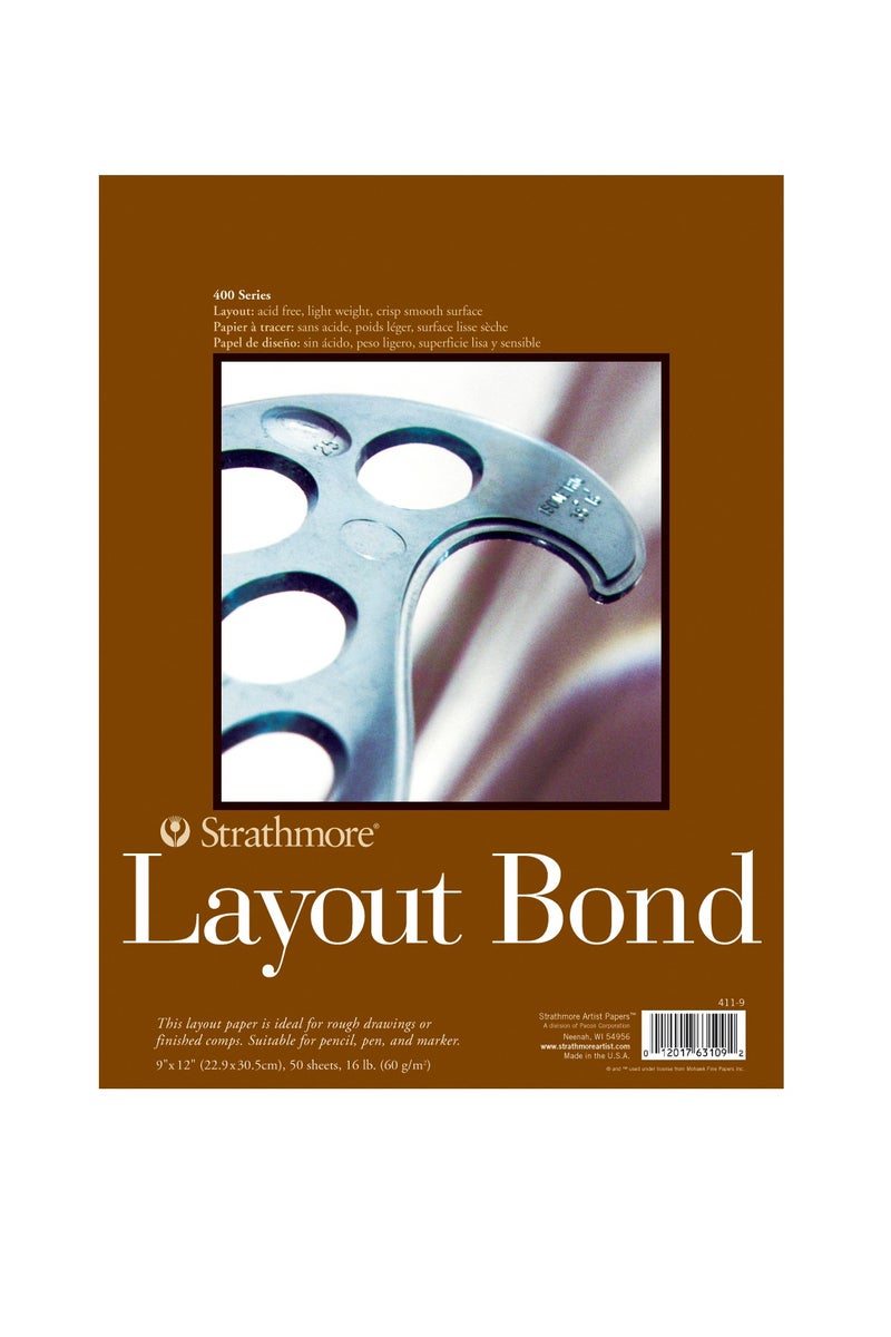 Layout Bond 60 gsmWhite23 X 30.5 cm50 Sheets