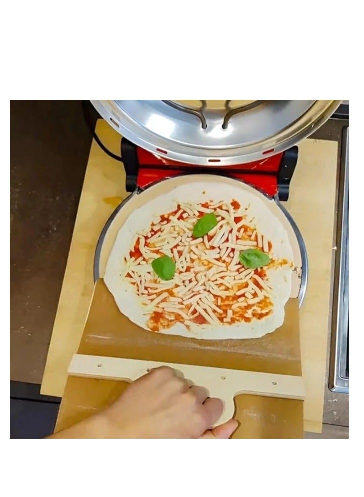 انزلاق البيتزا Peel-Pala Pizza Scorrevole، Effesto Pizza Peel، مجرفة البيتزا المنزلقة، قشر البيتزا السحري، مجداف ملعقة البيتزا للشواية، مجداف مقبض البيتزا، قشر البيتزا الذي ينقل البيتزا بشكل مثالي - Image 4