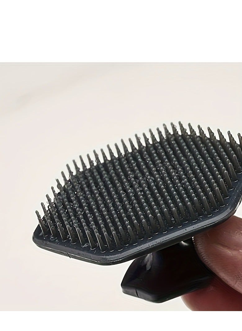 Loquat 1pc Silicone Face Scrubber For Men, Gentle Exfoliator Pad  Massager, Facial Cleansing/Wash Brush - Removes Dead  Dry Skin - Image 5