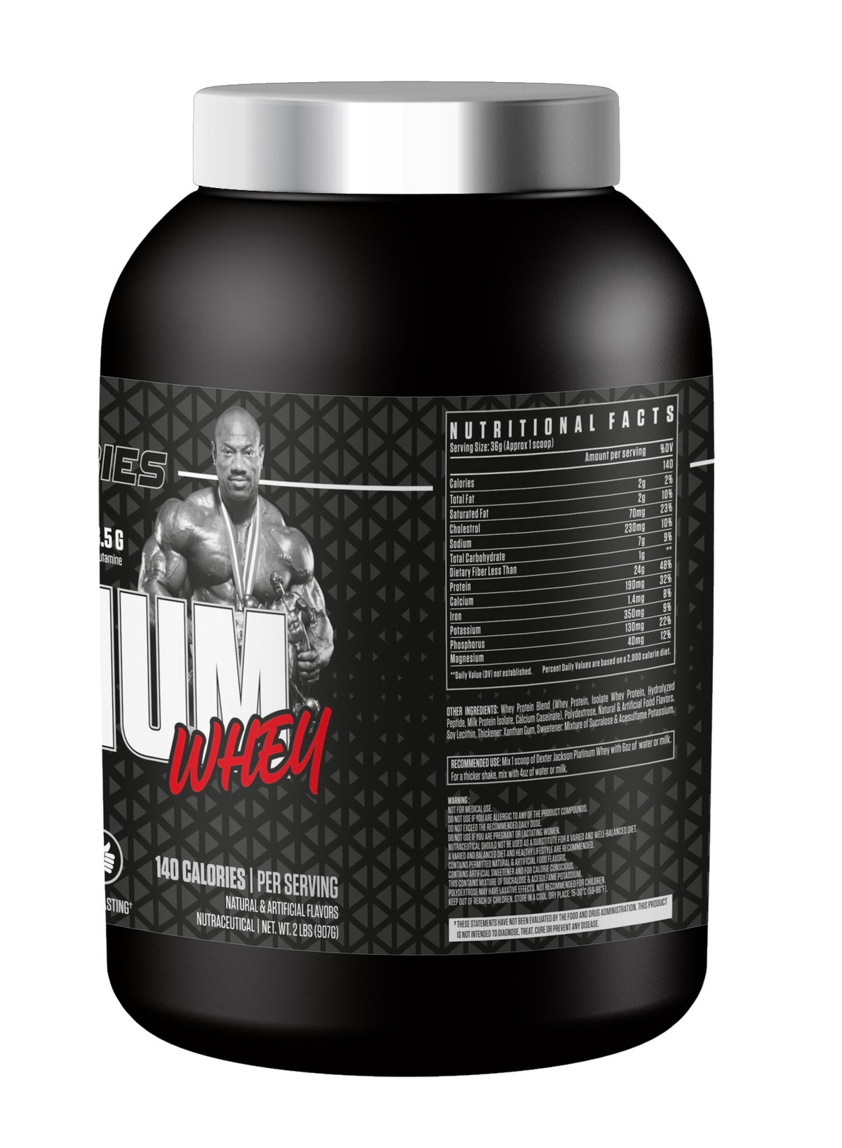 Black Series Platinum Whey - Ultra Premium Strength Whey & Isolate Protein - Toffee, 2Lbs