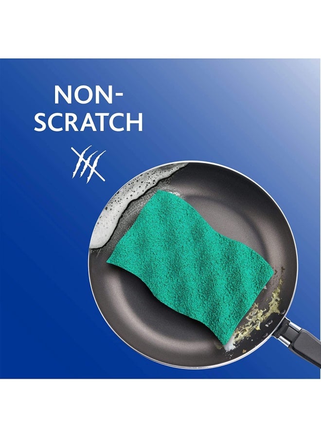 o cedar OCedar Scrunge NonScratch Scrub Sponge Pack of 6 MultiUse AllPurpose OdorResistant Scrubbing Sponge Safely Cleans All Hard Surfaces in Kitchen and Bathroom - Image 2