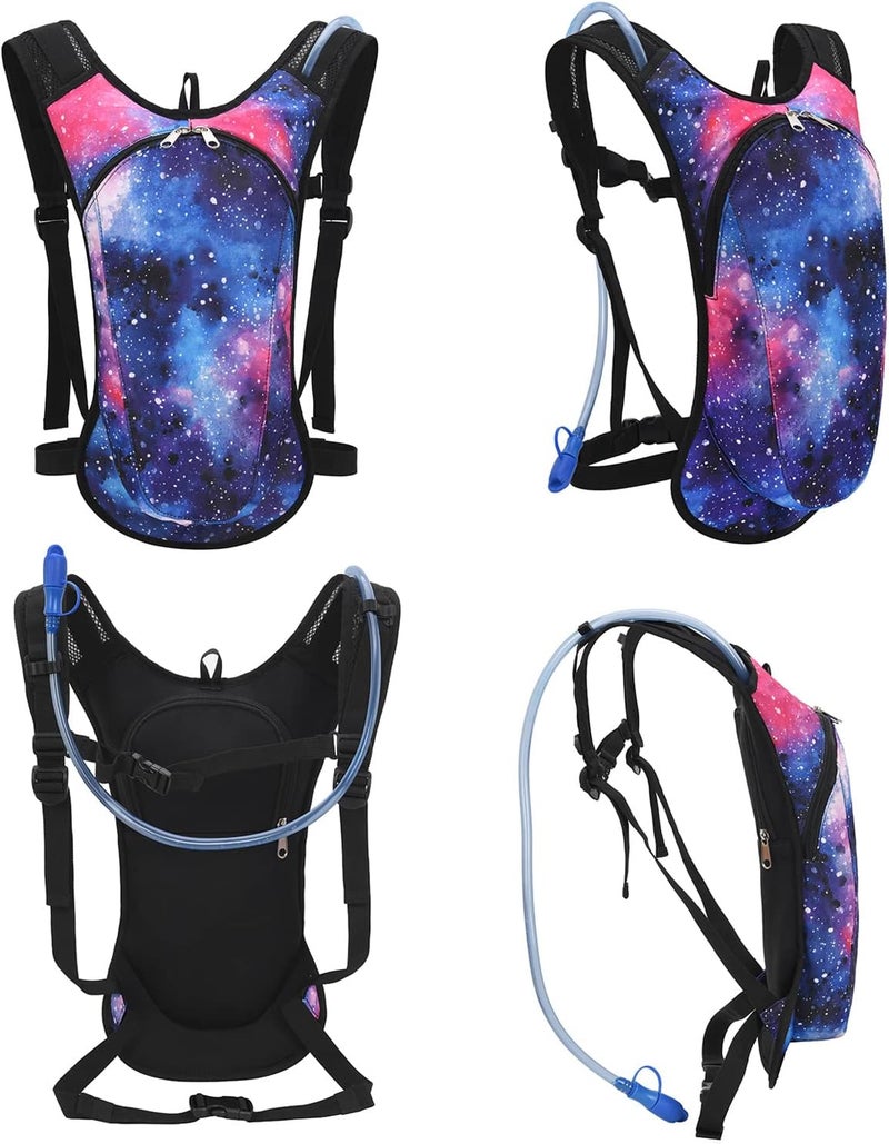 Roptat Hydration Backpack Pack with 2L Hydration Bladder - Lightweight Water Backpack Water Pouch for Women Men Running Riding Biking Music Festival - Image 2