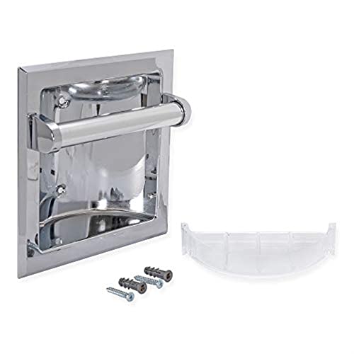 EZ-FLO Chrome Recessed Soap and Grab Bar, 15215 - Image 1