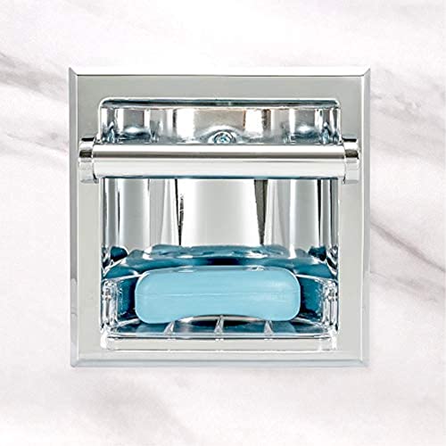 EZ-FLO Chrome Recessed Soap and Grab Bar, 15215 - Image 4